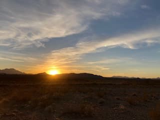 Sunset in the Chihuahuan Desert